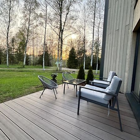 Albatross Getaway By The Sea, Spa And Forest With A Terrace Ķesterciems Buitenkant foto